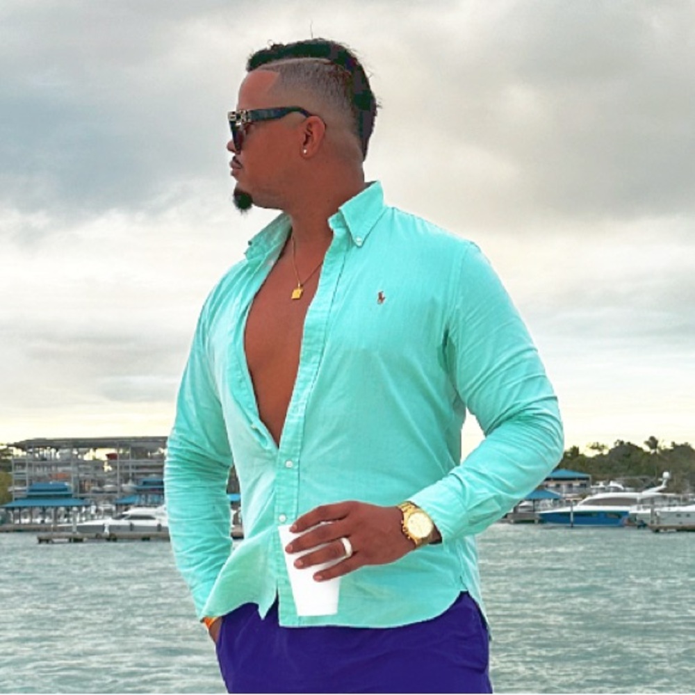 Ralph Lauren light green dress shirt